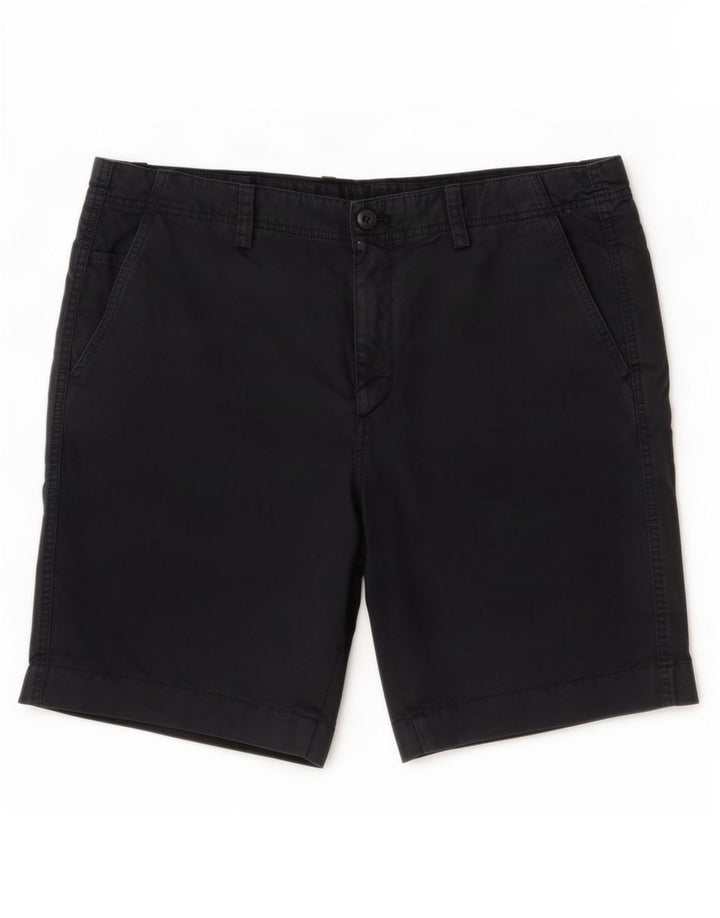 Shorts Chino Masculino Massimo Dutti EU 44 Grande W34 Azul Marinho Algodão