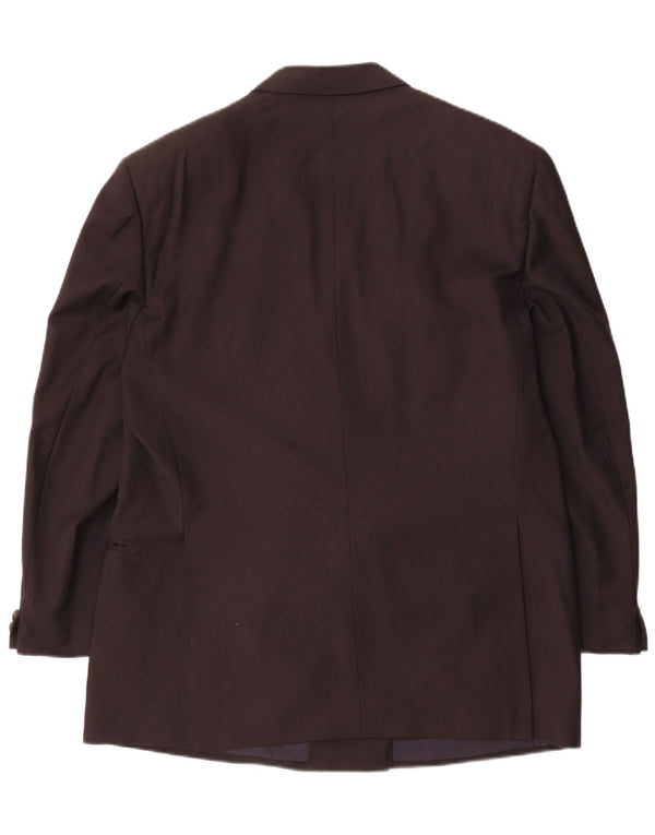 Jaqueta blazer masculina Redaelli com peito duplo IT 54 2XL lã preta