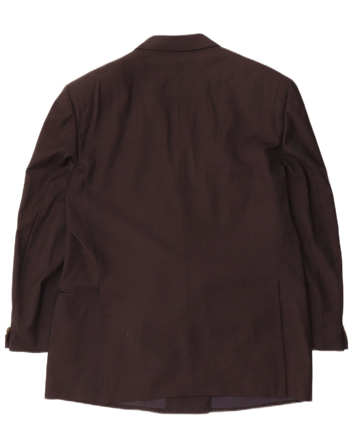 Jaqueta blazer masculina Redaelli com peito duplo IT 54 2XL lã preta