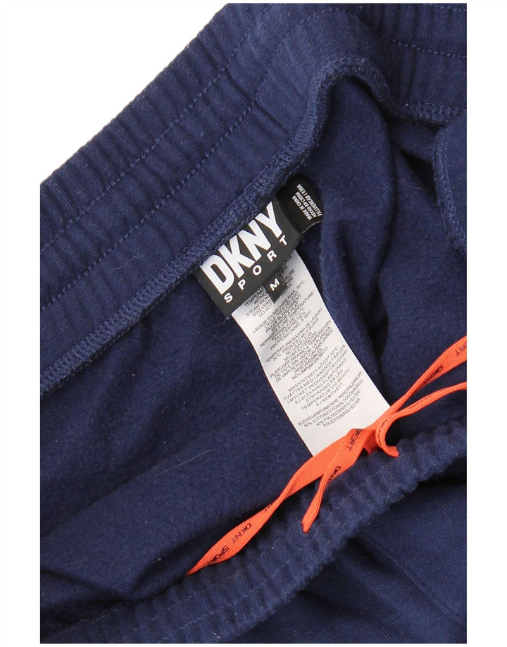 Calça esportiva masculina Dkny gráfica joggers médio azul marinho colorblock