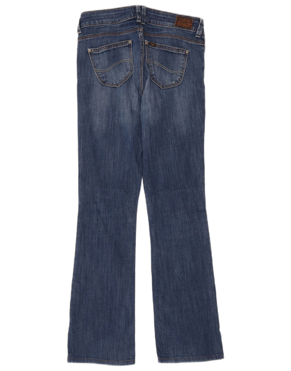 Lee Womens Joliet Bootcut Jeans W28 L31 Azul Algodão
