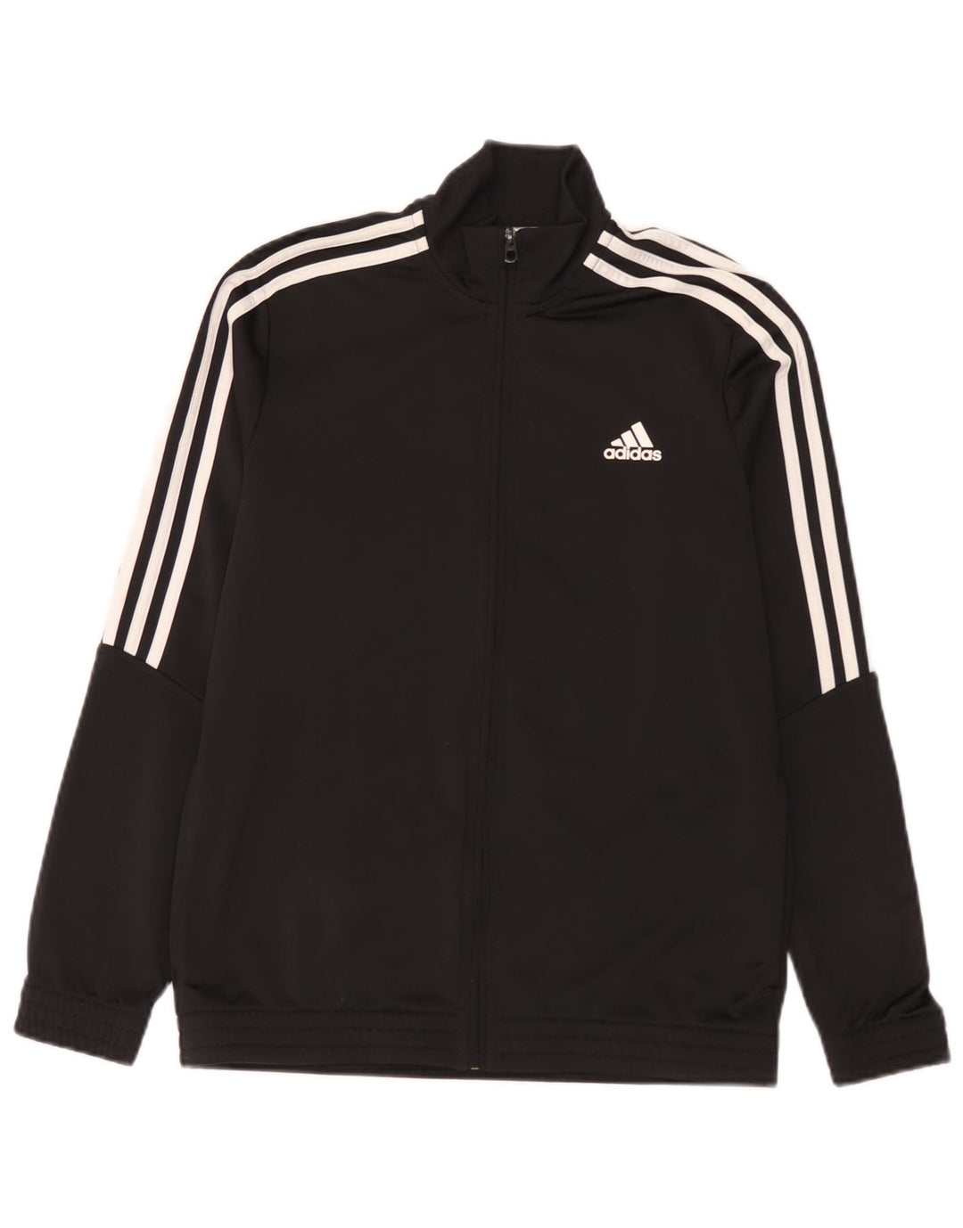Casaco de treino Adidas Boys 13-14 anos preto poliéster