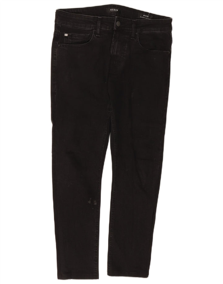 Jeans feminino super skinny GUESS Miami W30 L25 preto