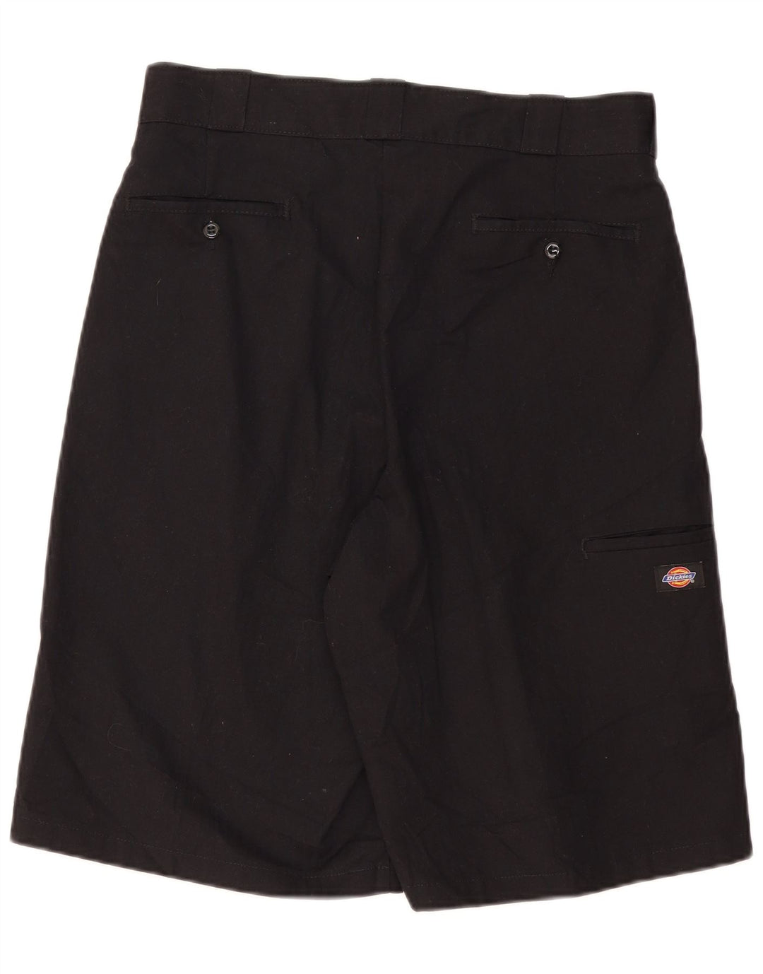 DICKIES Mens Loose Fit Cargo Shorts W34 Grande Poliéster Preto