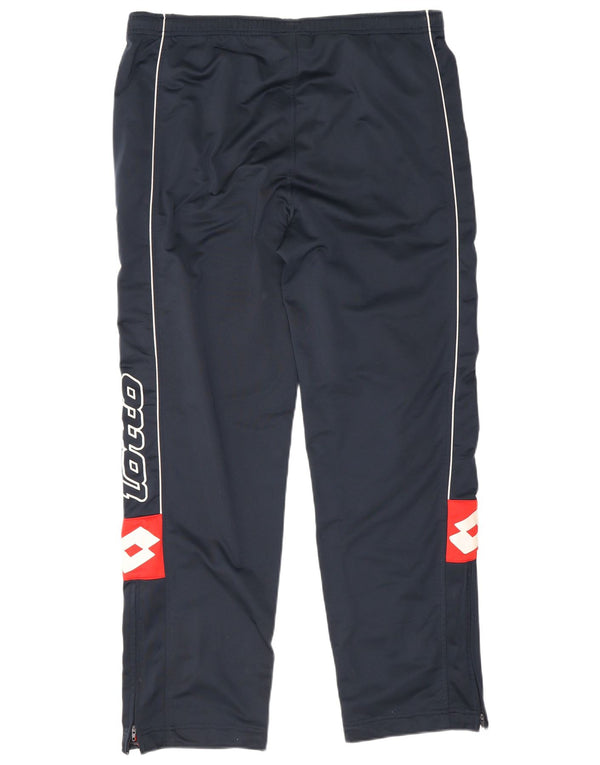 Calça de treino masculina Lotto Graphic XL azul marinho poliéster