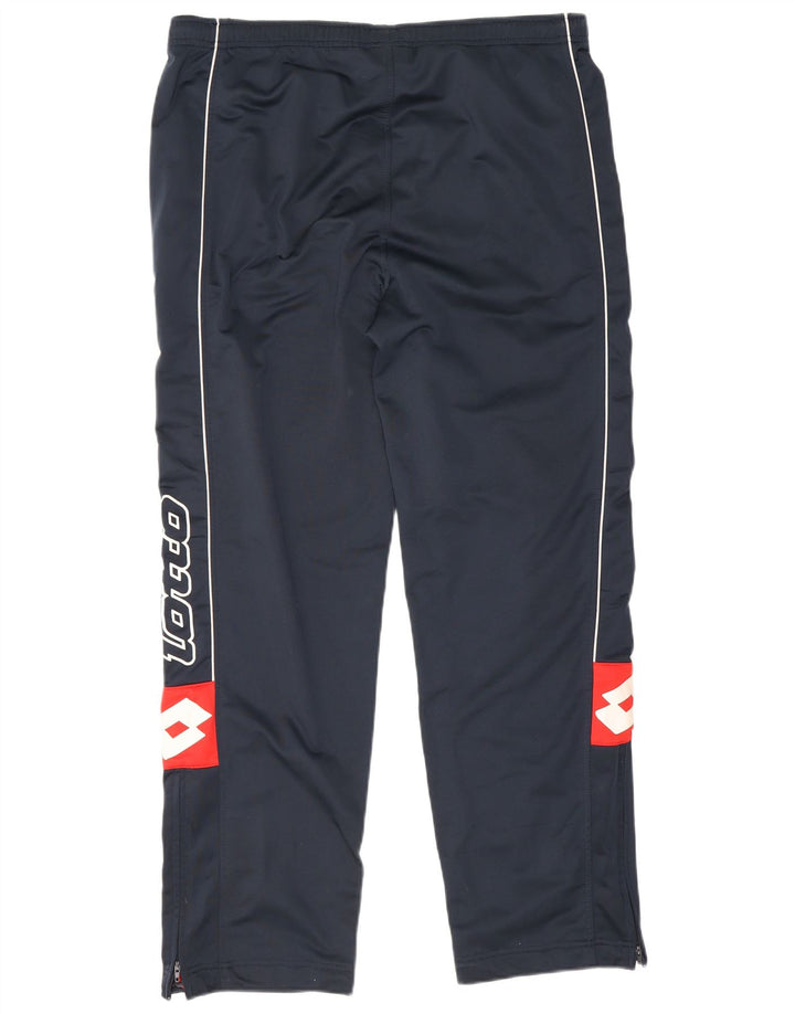 Calça de treino masculina Lotto Graphic XL azul marinho poliéster