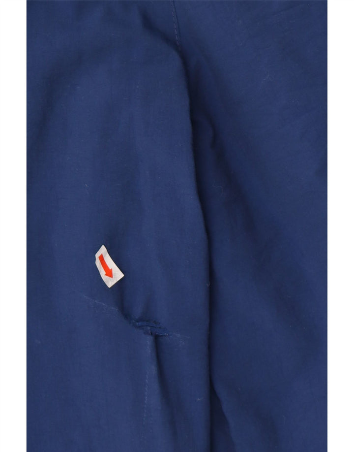 ASICS Mens Graphic Tracksuit Trousers Large Navy Blue Vintage Asics and Second-Hand Asics from Messina Hembry 