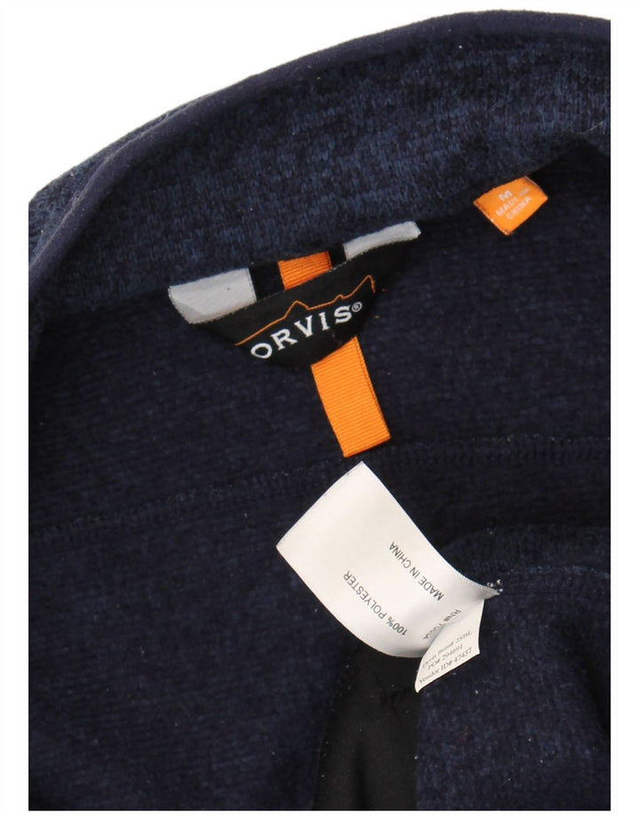 Orvis Mens Treino Top Jacket Médio Azul Marinho Salpicado Poliéster