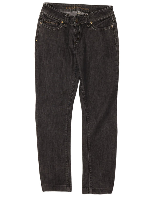 Guess Womens Crop Slim Jeans W29 L26 Cinza