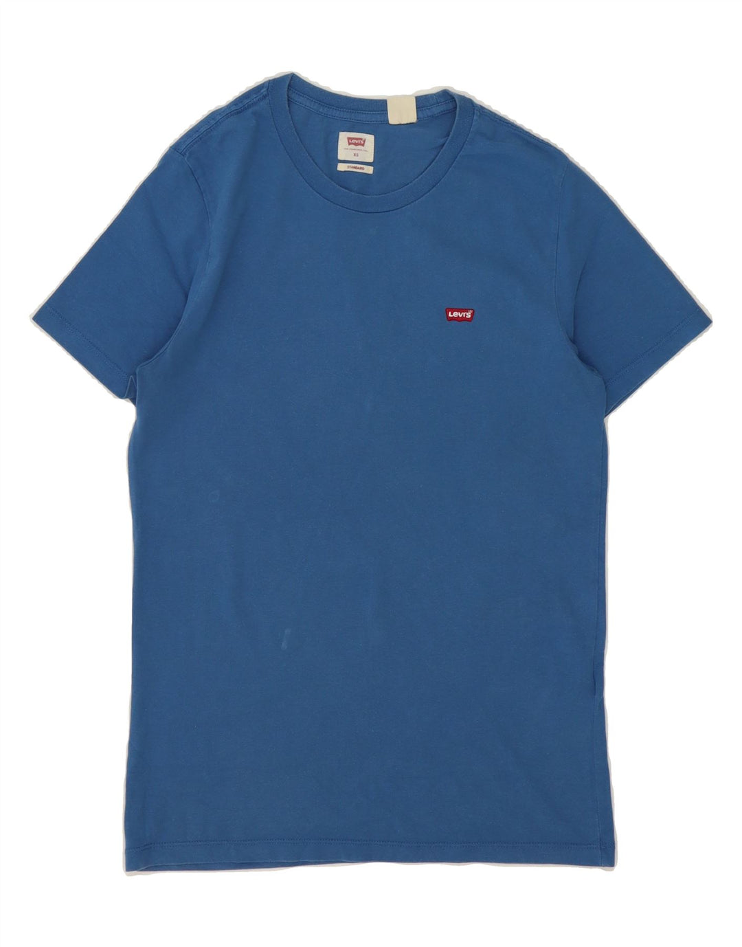 LEVI'S Mens Standard Fit T-Shirt Top XS Blue Cotton Vintage Levi's and Second-Hand Levi's from Messina Hembry 