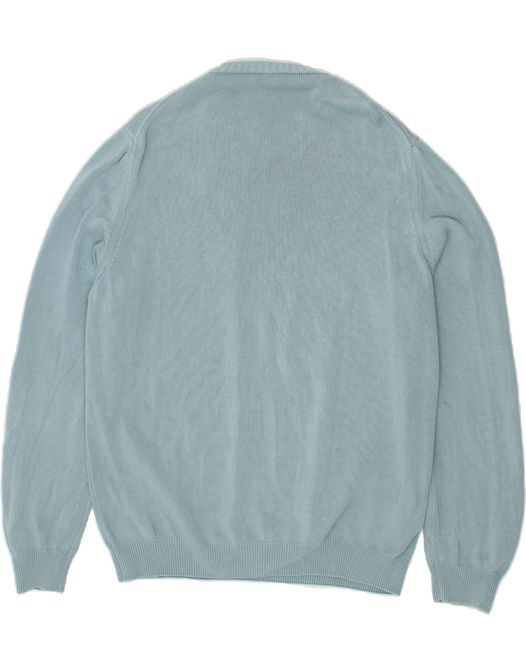 HENRY COTTONS Mens Crew Neck Jumper Sweater 2XL Blue Cotton Vintage Henry Cottons and Second-Hand Henry Cottons from Messina Hembry 