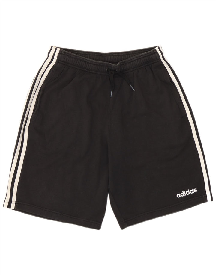 Adidas Mens Sport Shorts Médio Algodão Preto