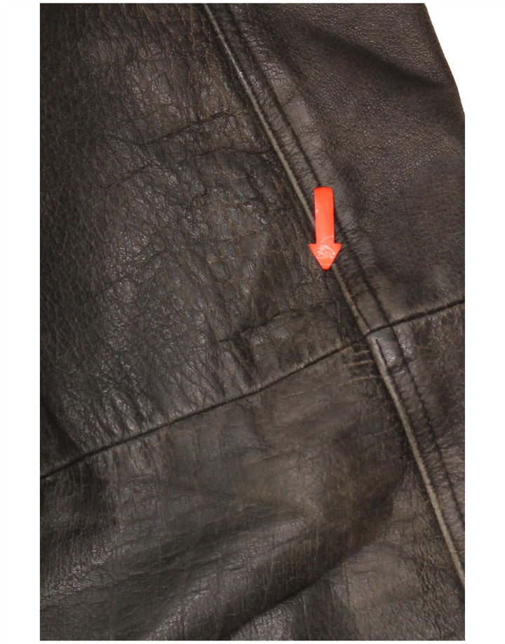 Jaqueta de couro masculina Tauri UK 42 XL couro preto