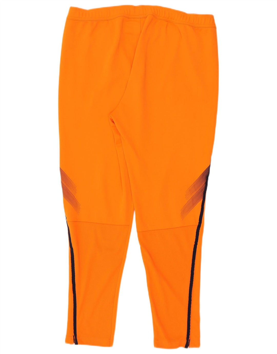 ADIDAS Mens Climalite Calças de treino XL Laranja Colourblock Poliéster