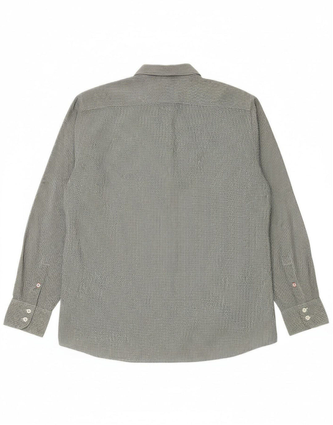 Camisa masculina TOMMY HILFIGER Custom Fit XL verde algodão guingão