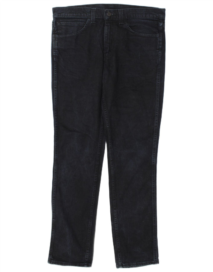 Levi's Masculino 511 Slim Jeans W34 L32 Azul Marinho Algodão