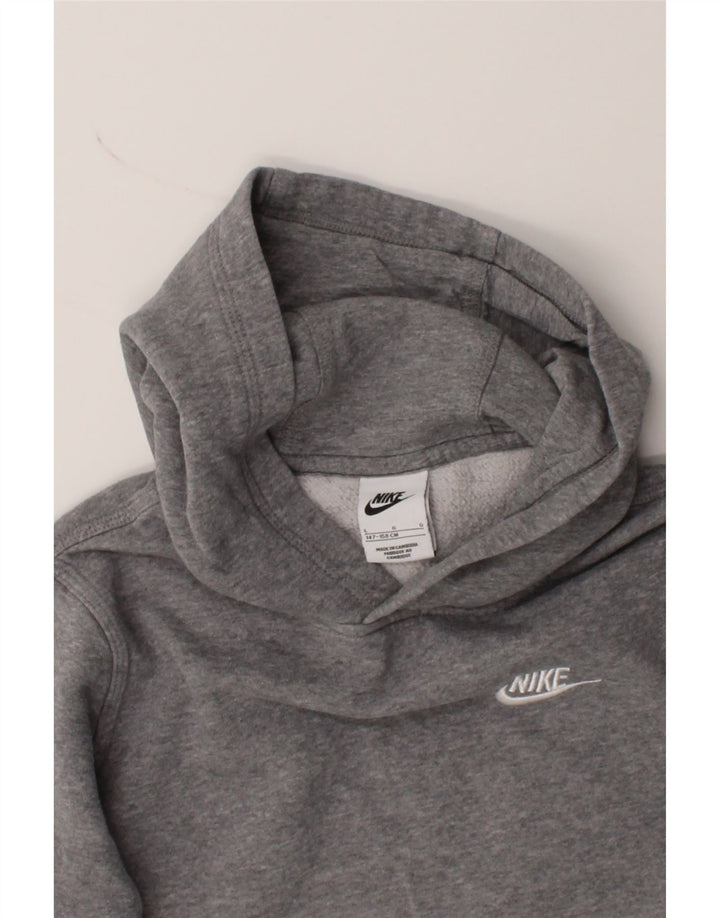 NIKE Boys Hoodie Jumper 12-13 Years Large Grey Cotton Vintage Nike and Second-Hand Nike from Messina Hembry 