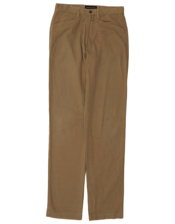 MARLBORO CLASSICS Mens Straight Casual Trousers IT 44 XS W28 L33 Beige