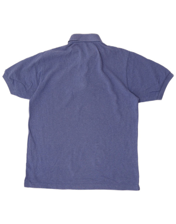 Camisa polo masculina Kappa algodão azul médio