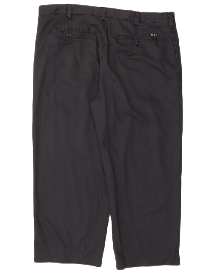 Calça cortada masculina IZOD Classic Fit W40 L25 azul marinho
