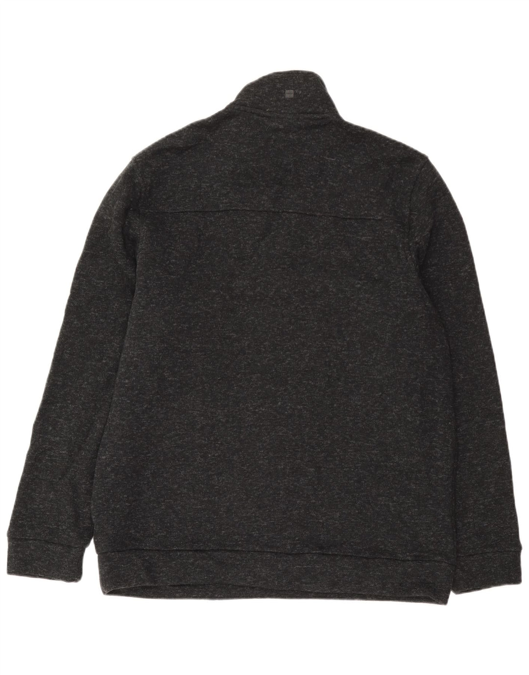 Moletom masculino Mountain Warehouse com zíper e gola XL cinza salpicado
