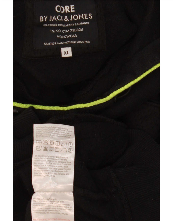 Jumper com capuz masculino Jack & Jones XL preto poliéster