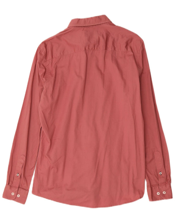 Crew Clothing Mens Camisa Slim Fit Médio Algodão Rosa