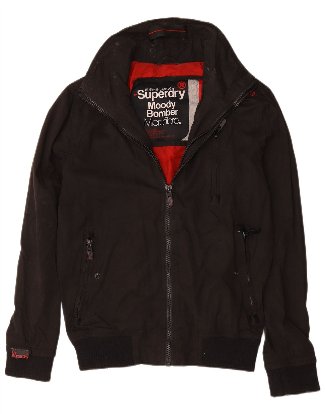 Jaqueta bomber masculina Superdry UK 36 poliéster preto pequeno