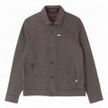 Jaqueta bomber masculina Ted Baker tamanho 4 grande poliéster cinza