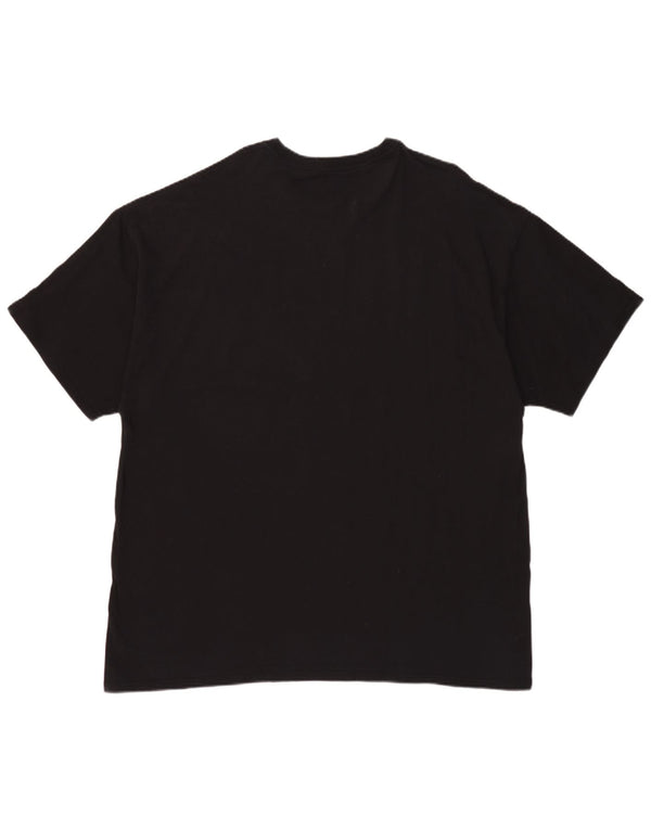 Camiseta masculina estampada Champion 3XL algodão preto