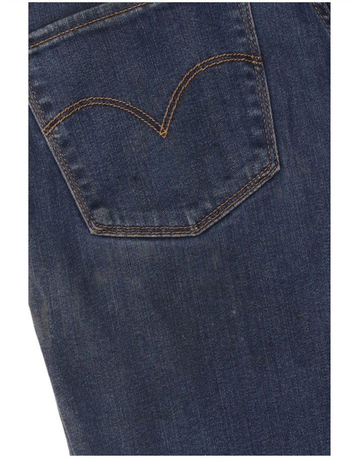 Calça Jeans Levis Feminina 724 High Rise Straight W27 L32 Azul Lyocell