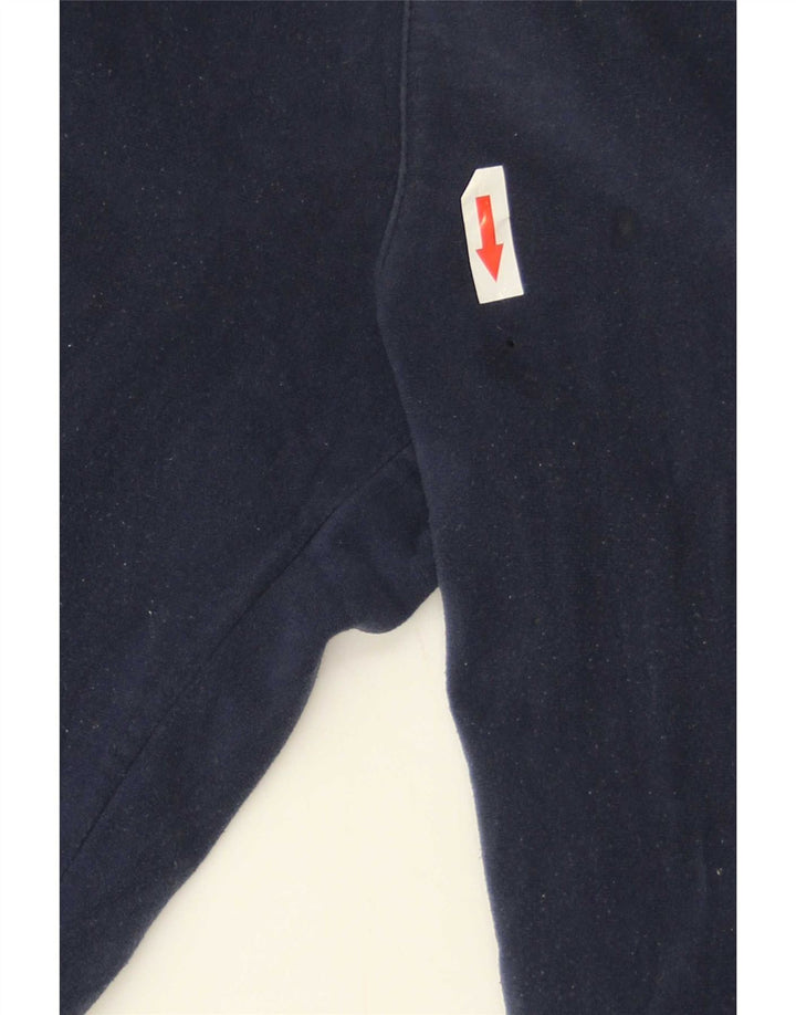 Calça de treino masculina Adidas Joggers médio azul marinho colorblock