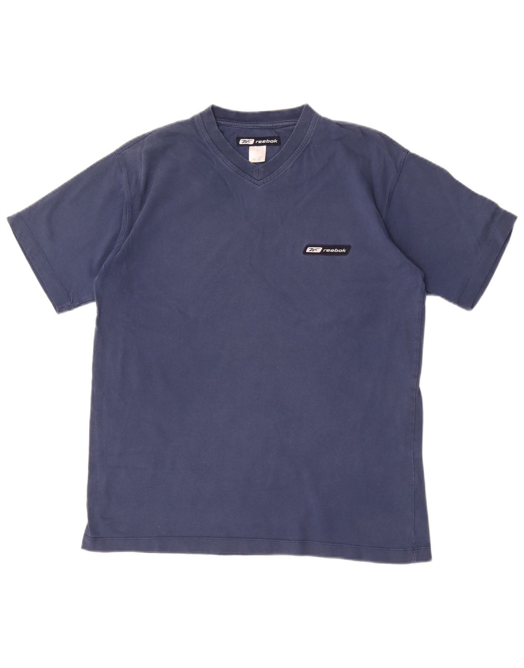 Camiseta masculina Reebok Top pequeno algodão azul marinho