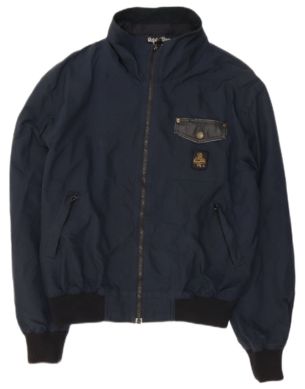 Refrigiwear Mens Cruz Bomber Jacket UK 40 Grande Poliéster Azul Marinho