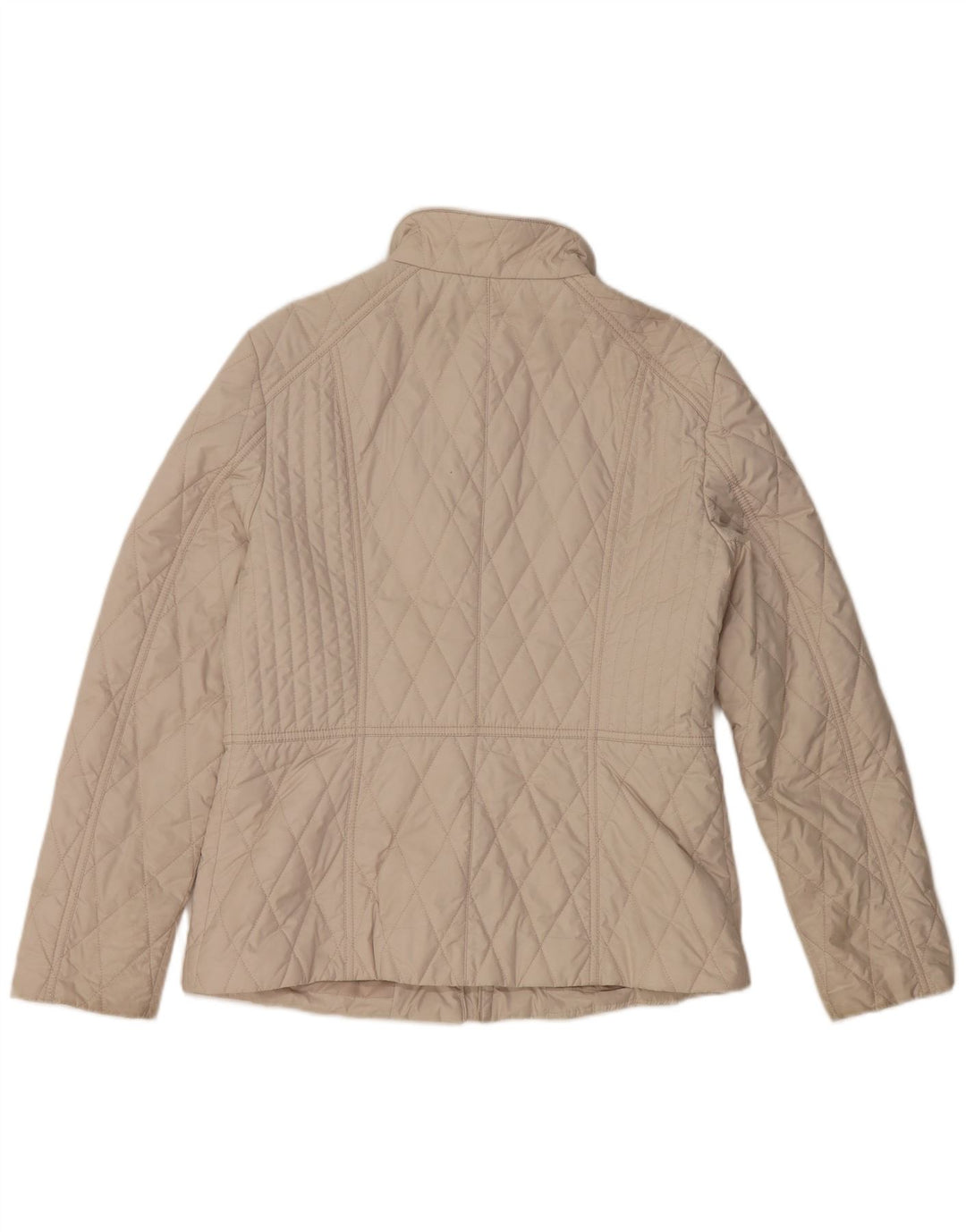 Jaqueta acolchoada feminina GERRY WEBER UK 14 grande bege