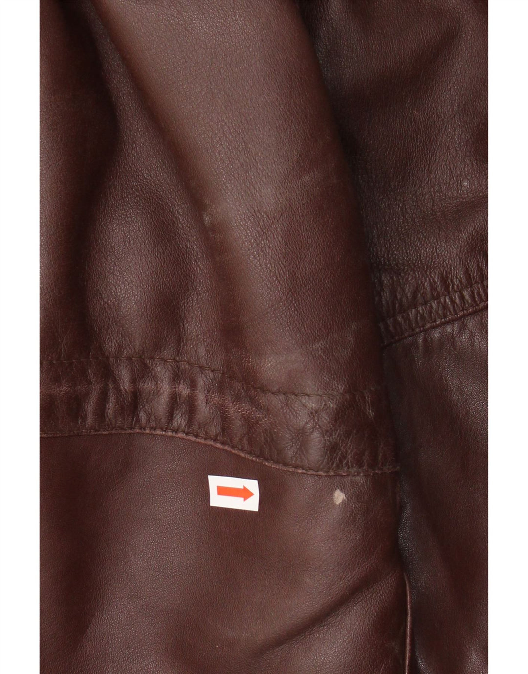 Jaqueta de couro masculina SARDAR UK 42 XL couro marrom