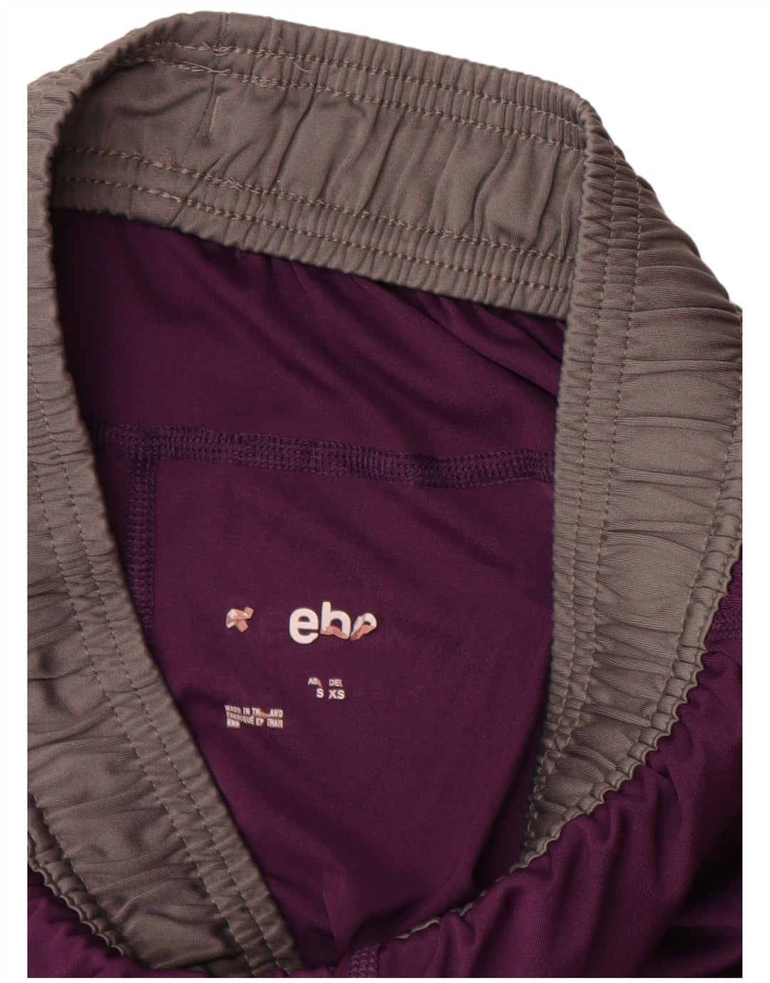 Shorts esportivos REEBOK para meninos 7-8 anos XS roxo Colourblock poliéster