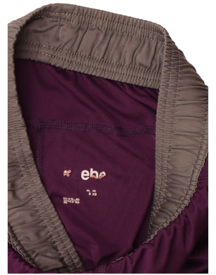 Shorts esportivos REEBOK para meninos 7-8 anos XS roxo Colourblock poliéster