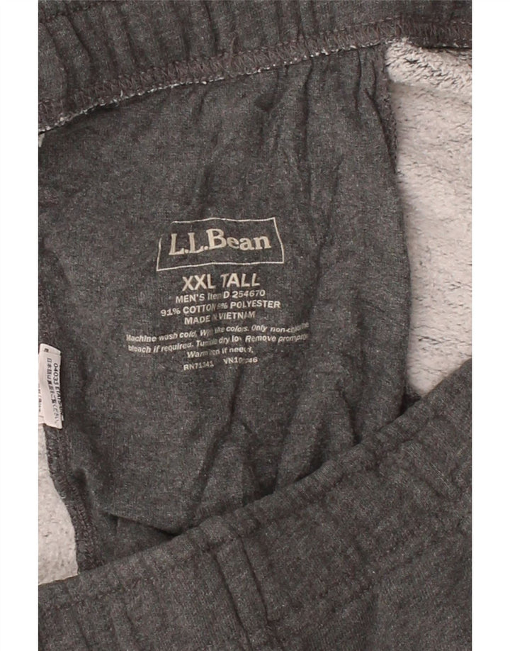 L.L.BEAN Mens Tall Tracksuit Trousers Joggers 2XL  Grey Cotton Vintage L.L.Bean and Second-Hand L.L.Bean from Messina Hembry 
