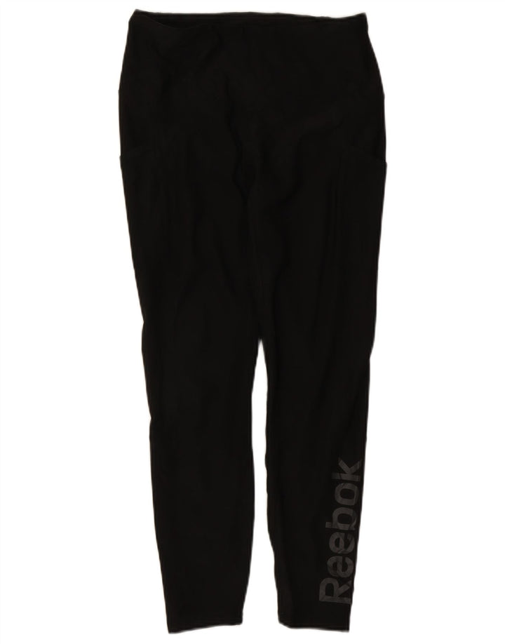 Leggings Reebok Graphic Feminino UK 12 Médio Preto
