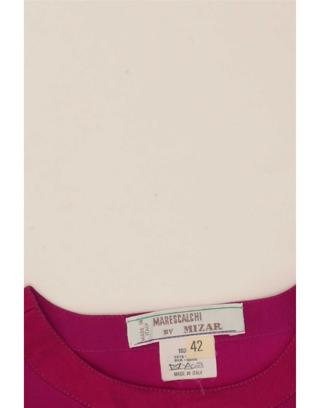 Blusa feminina de manga comprida Mizar IT 42 seda rosa médio