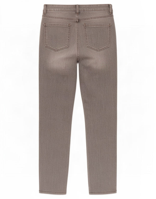 Marks & Spencer Feminino Lily Slim Jeans UK 12 Médio W30 L29 Algodão Cinza