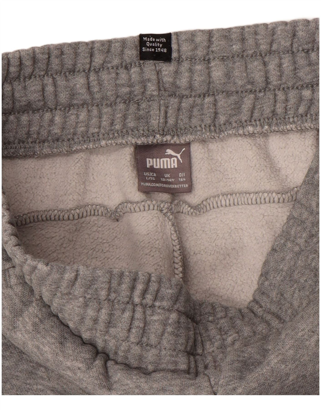 Calças de treino PUMA Boys Graphic Joggers 13-14 anos cinzento