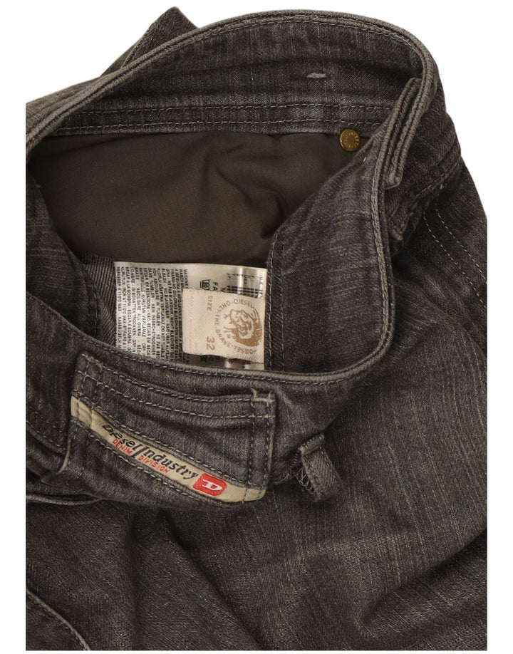Jeans skinny feminino Diesel W32 L30 algodão cinza