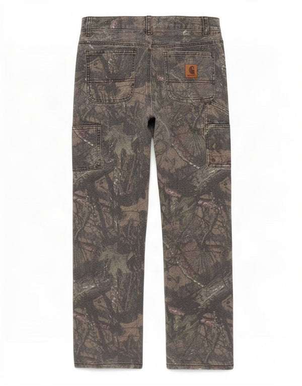 Calça Carhartt Boys Straight Cargo 11-12 Anos W26 L25 Camuflagem Cáqui