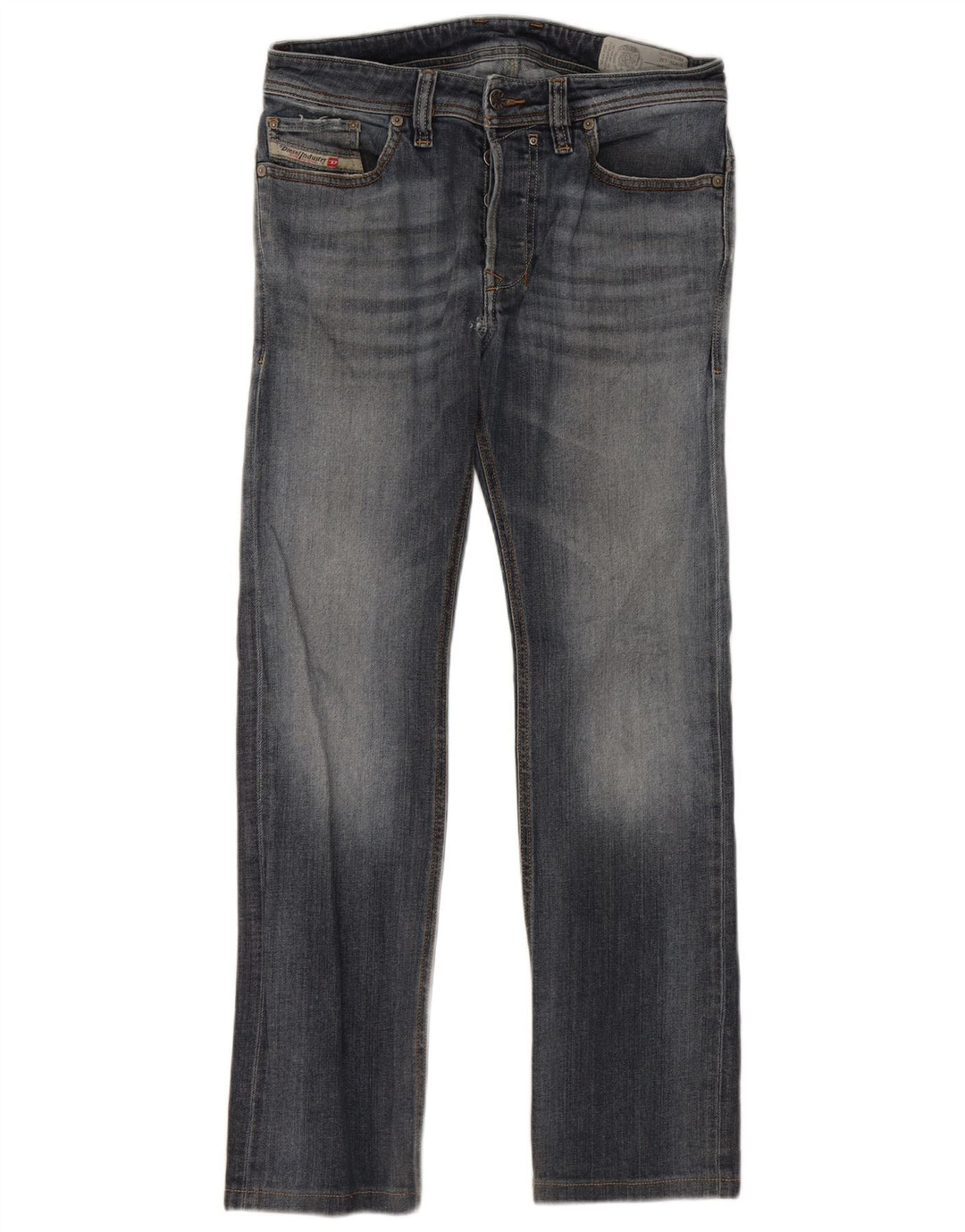 Diesel Mens Slim Jeans W29 L28 Azul Algodão