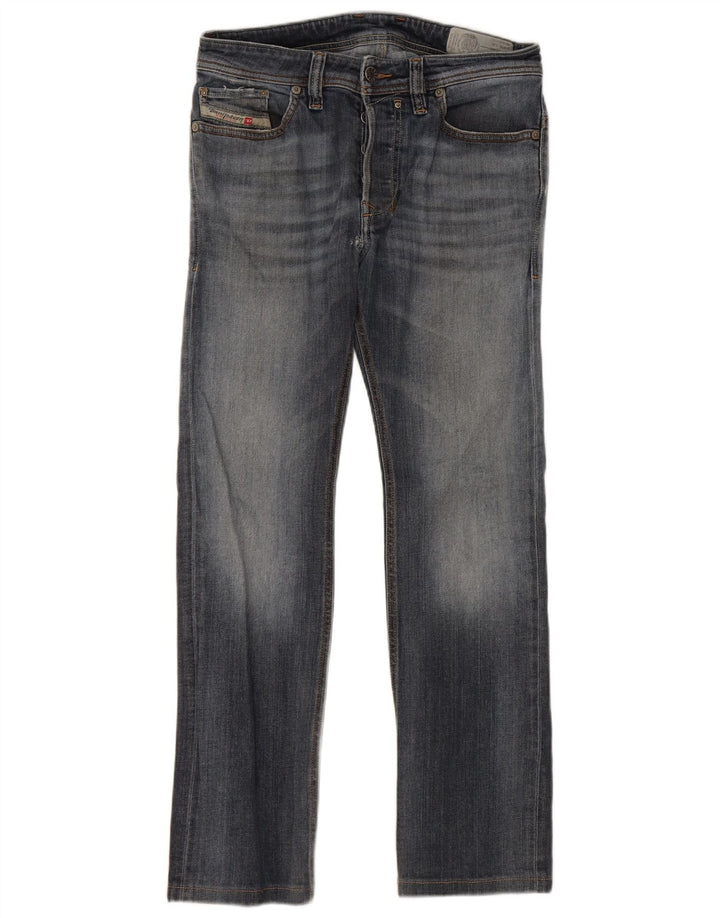 Diesel Mens Slim Jeans W29 L28 Azul Algodão