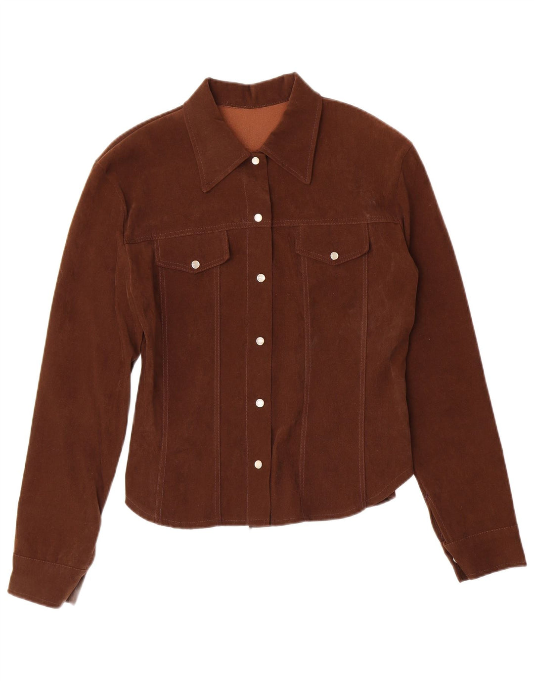 Jaqueta bomber feminina VINTAGE UK 12 marrom médio