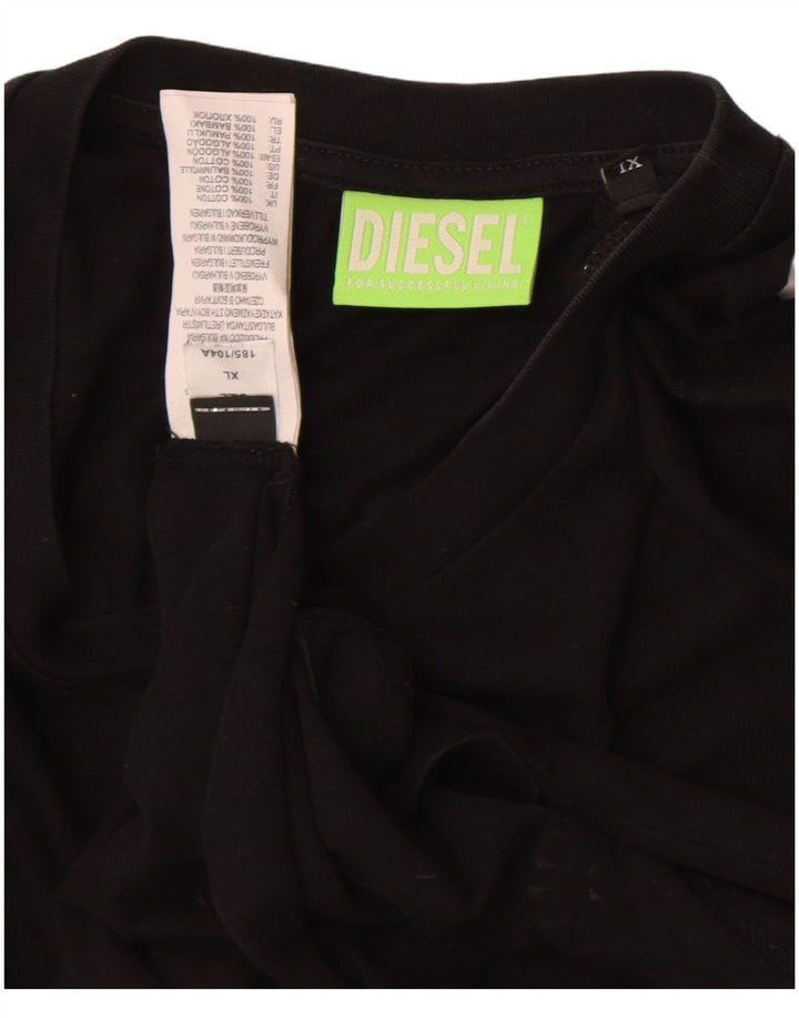 Camiseta masculina diesel Diesel Top XL algodão preto