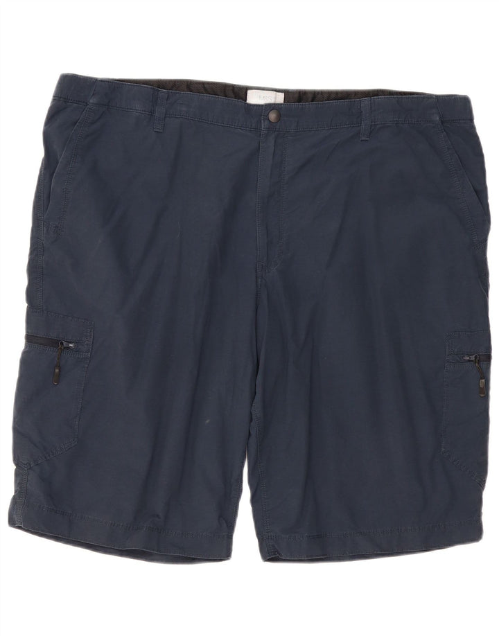Shorts cargo masculino Marks & Spencer W44 2XL algodão azul marinho